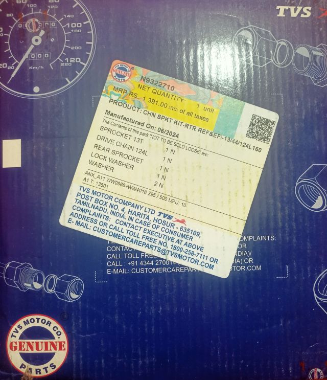 Chain Spoket RTR 160