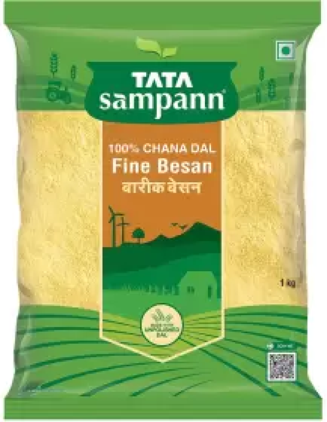 Tata Sampann 100% Chana Dal Fine Besan  (1 kg)